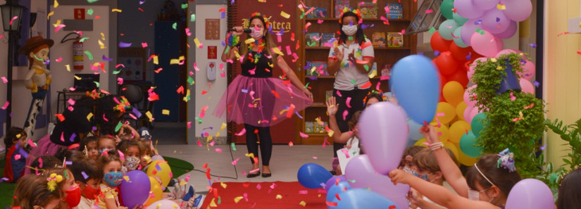 A Semana da Criança está sendo comemorado com muita alegria.