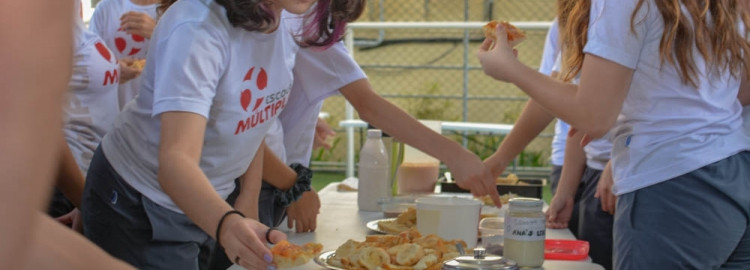 Projeto culinário em Ciências.