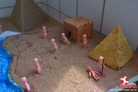 Exposição sobre o Egito com os alunos do 6º ANO 