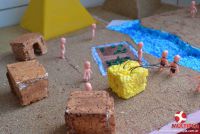 Exposição sobre o Egito com os alunos do 6º ANO 