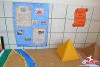Exposição sobre o Egito com os alunos do 6º ANO 