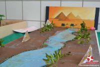 Exposição sobre o Egito com os alunos do 6º ANO 