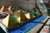 Exposição sobre o Egito com os alunos do 6º ANO 