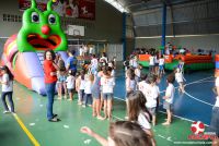 Alunos se divertem no Múltipla Parque 