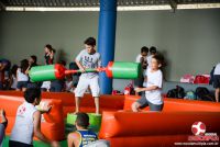 Alunos se divertem no Múltipla Parque 