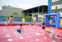 Alunos se divertem no Múltipla Parque 