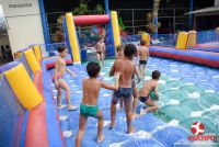 Alunos se divertem no Múltipla Parque 