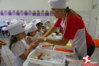 Jardim II vespertino inaugura as Oficinas de Culinária na Escola Múltipla