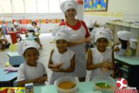 Oficinas de Culinária com os alunos do 1º ANO Matutino – Professora Telma