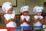 Pequenos Chefs do Maternal B participaram das Oficinas de Páscoa