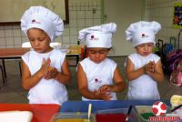 Pequenos Chefs do Maternal B participaram das Oficinas de Páscoa