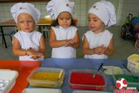 Pequenos Chefs do Maternal B participaram das Oficinas de Páscoa