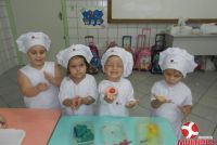 Pequenos Chefs do Maternal B participaram das Oficinas de Páscoa