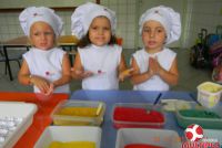 Pequenos Chefs do Maternal B participaram das Oficinas de Páscoa