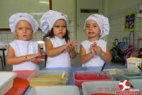 Pequenos Chefs do Maternal B participaram das Oficinas de Páscoa