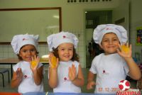 Pequenos Chefs do Maternal B participaram das Oficinas de Páscoa