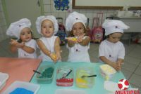Pequenos Chefs do Maternal A aprenderam Receita de Páscoa