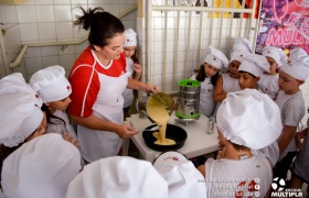 Alunos dos 2ºs ANOS aprendem ciências fazendo culinária