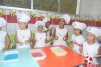 Os alunos do Jardim II A matutino fizeram “Ovinhos de Páscoa”