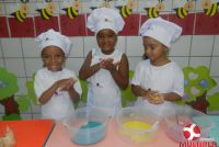 Os alunos do Jardim II A matutino fizeram “Ovinhos de Páscoa”