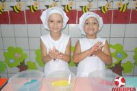 Os alunos do Jardim II A matutino fizeram “Ovinhos de Páscoa”