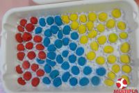 Os alunos do Jardim II A matutino fizeram “Ovinhos de Páscoa”