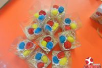 Os alunos do Jardim II A matutino fizeram “Ovinhos de Páscoa”