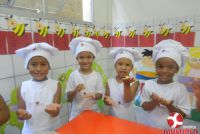 Os alunos do Jardim II A matutino fizeram “Ovinhos de Páscoa”