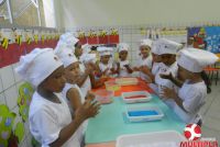 Os alunos do Jardim II A matutino fizeram “Ovinhos de Páscoa”