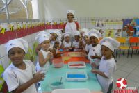Os alunos do Jardim II A matutino fizeram “Ovinhos de Páscoa”