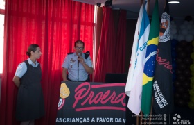 Formatura Proerd com as turmas dos 2º ANOS