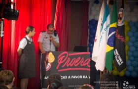 Formatura Proerd com as turmas dos 2º ANOS