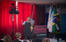 Formatura Proerd com as turmas dos 2º ANOS