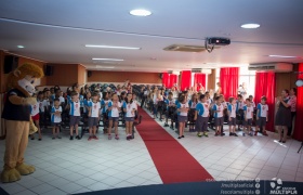 Formatura Proerd com as turmas dos 2º ANOS