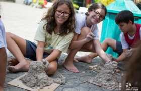 Alunos dos 4º ANOS fazem vulcão