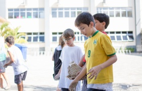 Alunos dos 4º ANOS fazem vulcão