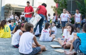 Alunos dos 4º ANOS fazem vulcão