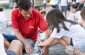 Alunos dos 4º ANOS fazem vulcão