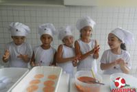 Alunos do 1º ANO B vespertino – Professora Telma participam de Oficina de Culinária