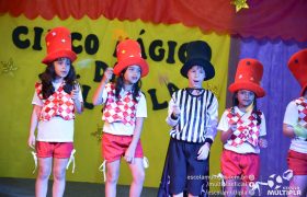 Alunos da Ed. Infantil e 1º ANOS apresentam o “Circo Mágico da Múltipla”