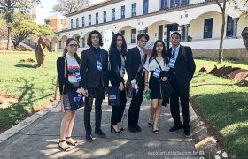 Escola Múltipla marcou presença na Mini-ONU 2017