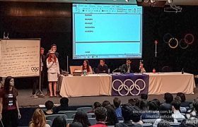 Escola Múltipla marcou presença na Mini-ONU 2017