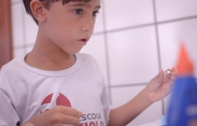 As aulas do nosso Programa Bilíngue são muito dinâmicas e contextualizadas com o conteúdo estudado.