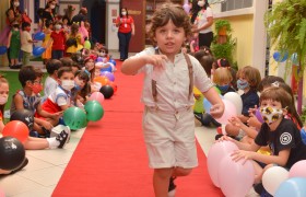 A Semana da Criança está sendo comemorado com muita alegria.