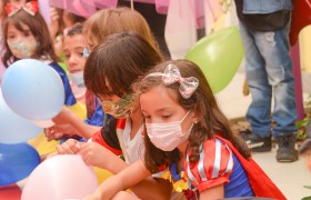 A Semana da Criança está sendo comemorado com muita alegria.