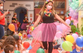 A Semana da Criança está sendo comemorado com muita alegria.