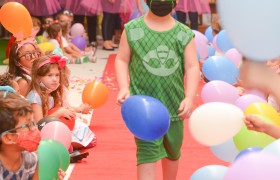 A Semana da Criança está sendo comemorado com muita alegria.
