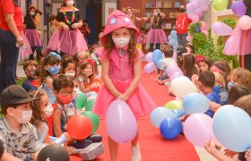 A Semana da Criança está sendo comemorado com muita alegria.