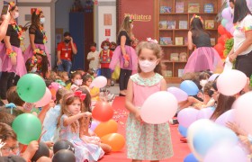 A Semana da Criança está sendo comemorado com muita alegria.