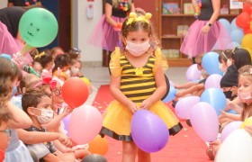 A Semana da Criança está sendo comemorado com muita alegria.